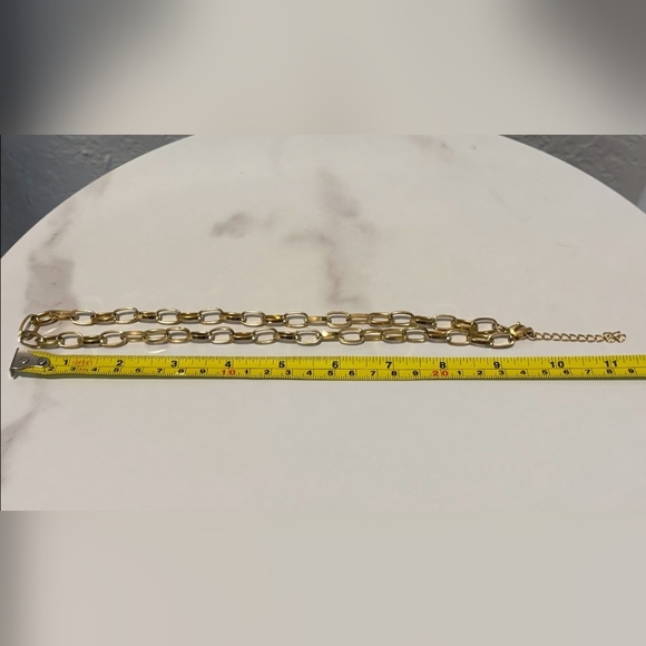 Authentic Louis Vuitton #322 Lock & Key Gold Brass w Short 15 " New Chain - Picture 8 of 9